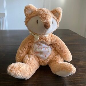 Douglas Baby Cuddle 13" Fox Plush Stuffed Animal 2016 Satin Ears Soft Body